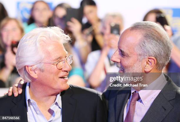 Richard Gere and Jon Avnet arrive to the "Three Christs" premiere - 2017 TIFF - Premieres, Photo Calls and Press Conferences held on September 14,...