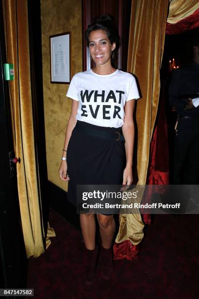 Host Laurie Cholewa attends the Reopening of the Hotel Barriere Le Fouquet's Paris, decorated by Jacques Garcia, at Hotel Barriere Le Fouquet's Paris...