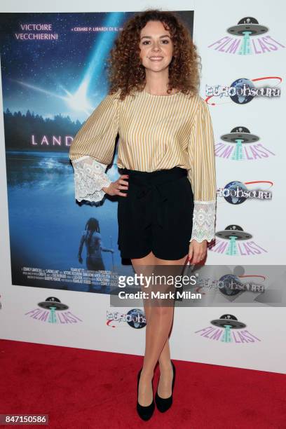 Catherine Bailey attending the 'Landing Lake' UK premiere at Empire Haymarket on September 14, 2017 in London, England.