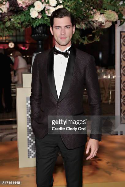 Model Sean O'Pry attends the 2017 New Yorkers for Children Fall Gala at Cipriani 42nd Street on September 14, 2017 in New York City.