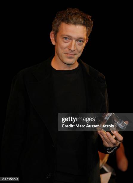 Vincent Cassel attends ceremony of "Les Etoiles d'Or du Cinema" Festival Opening held at the Espace Cardin on February 9, 2009 in Paris, France.