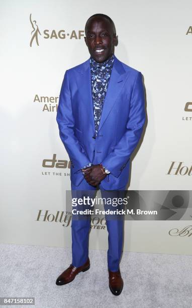 Michael K. Williams attends The Hollywood Reporter and SAG-AFTRA Inaugural Emmy Nominees Night presented by American Airlines, Breguet, and Dacor at...