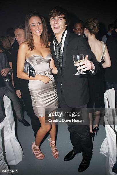 Nicholas Hoult and Lauren Budd attend the afterparty of The Elle Style Awards 2009 held at Big Sky Studios, Caledonian Road on February 9, 2009 in...