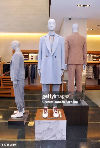 General view of atmosphere at Ermenegildo Zegna Blake Griffin Beverly Hills event 2017 at Ermenegildo Zegna Boutique on September 14, 2017 in Beverly...