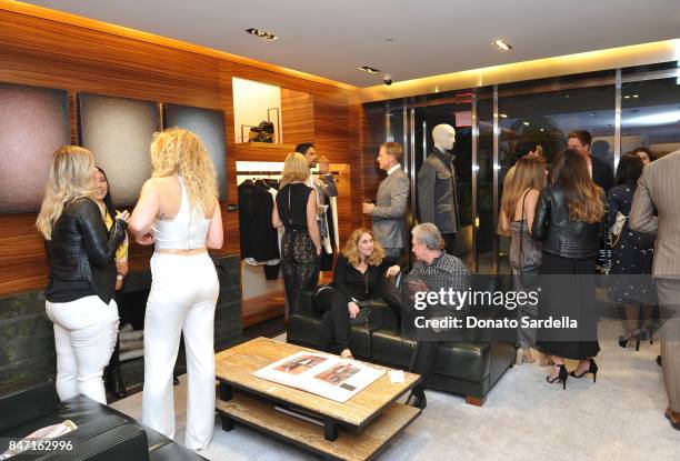 General view of atmosphere at Ermenegildo Zegna Blake Griffin Beverly Hills event 2017 at Ermenegildo Zegna Boutique on September 14, 2017 in Beverly...