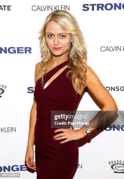 Actress Amy Rutberg attends the "Stronger" New York Premiere at Walter Reade Theater on September 14, 2017 in New York City.