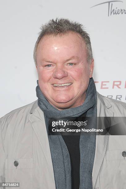 Actor Jack McGee attends the Cinema Society and Angel by Thierry Mugler screening of "The International" at AMC Lincoln Square on February 9, 2009 in...