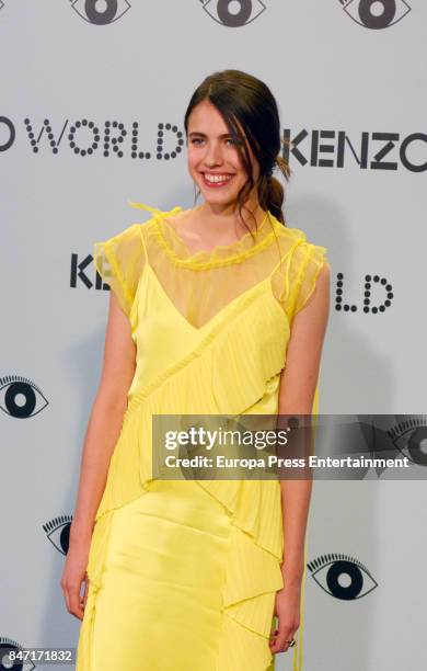 Margaret Qualley attends the 'Kenzo summer party' photocall at Royal Theatre on September 6, 2017 in Madrid, Spain.