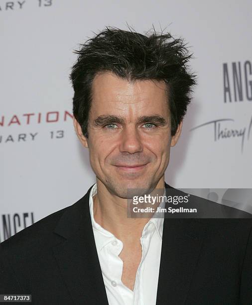 Director Tom Tykwer attends the Cinema Society and Angel by Thierry Mugler screening of "The International" at AMC Lincoln Square on February 9, 2009...