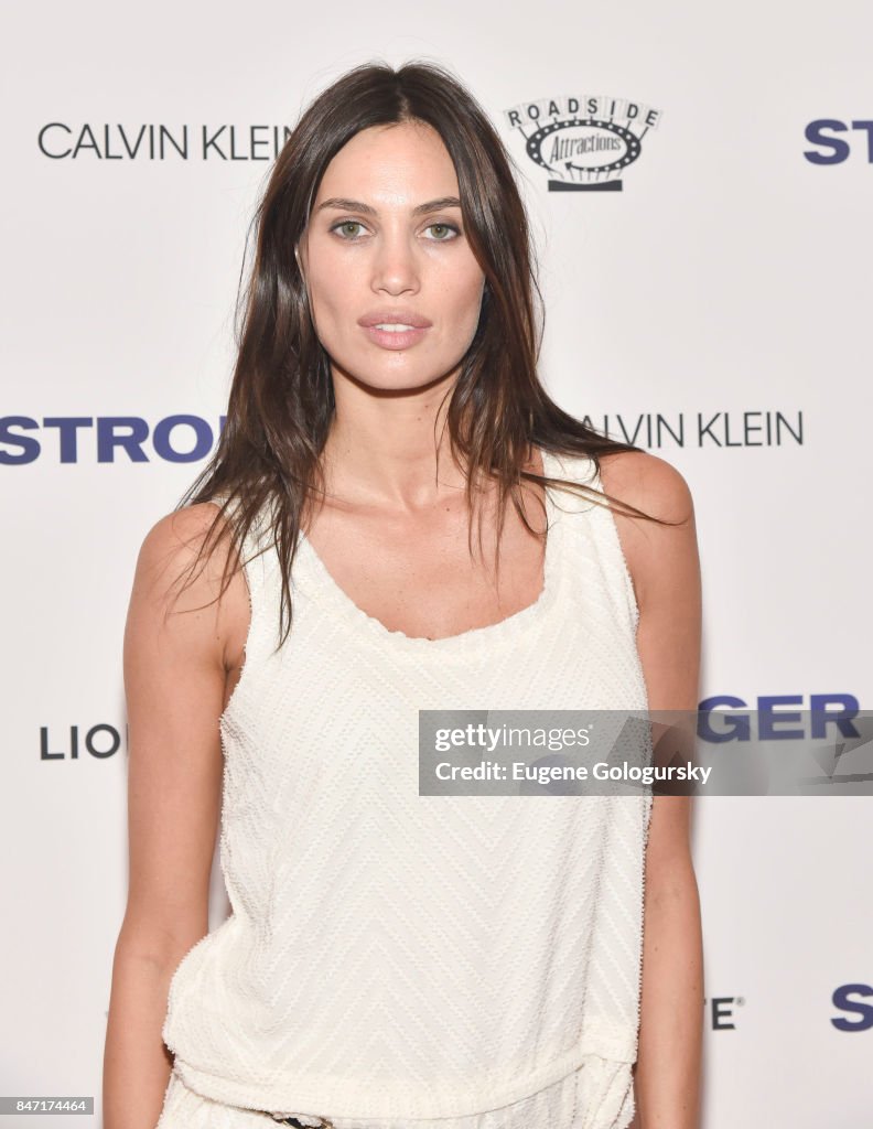Alina Puscau attends the "Stronger" New York Premiere at Walter Reade