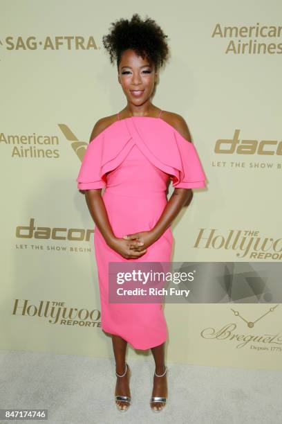 Samira Wiley attends The Hollywood Reporter and SAG-AFTRA Inaugural Emmy Nominees Night presented by American Airlines, Breguet, and Dacor at the...