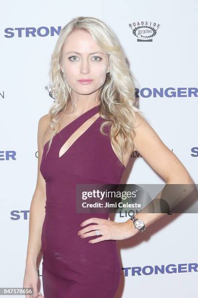 Amy Rutberg attends the New York premiere of "Stronger" at Walter Reade Theater on September 14, 2017 in New York City.