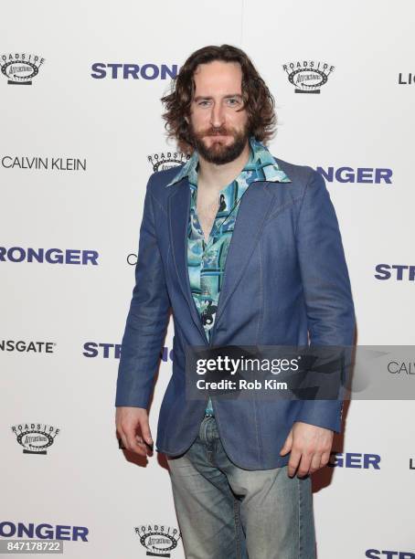 Phil Burke attends the premiere of "Stronger" at Walter Reade Theater on September 14, 2017 in New York City.