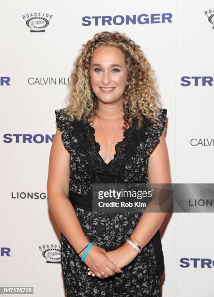 Riva Marker attends the premiere of "Stronger" at Walter Reade Theater on September 14, 2017 in New York City.