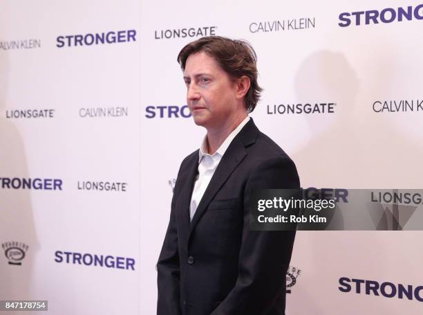 David Gordon Green attends the premiere of "Stronger" at Walter Reade Theater on September 14, 2017 in New York City.