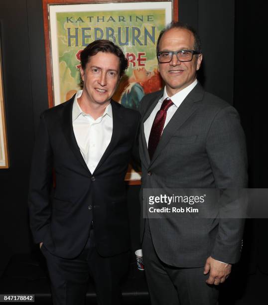 David Gordon Green and Gary Michael Walters attend the premiere of "Stronger" at Walter Reade Theater on September 14, 2017 in New York City.