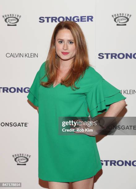 Katie Paxton attends the premiere of "Stronger" at Walter Reade Theater on September 14, 2017 in New York City.