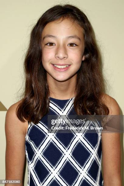 Aubrey Anderson-Emmons attends The Hollywood Reporter and SAG-AFTRA Inaugural Emmy Nominees Night presented by American Airlines, Breguet, and Dacor...