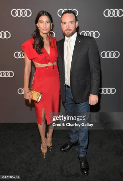 Alexandra Pakzad and Dana Brunetti at Audi Celebrates the 69th Emmys at The Highlight Room at Dream Hollywood on September 14, 2016 in Hollywood,...