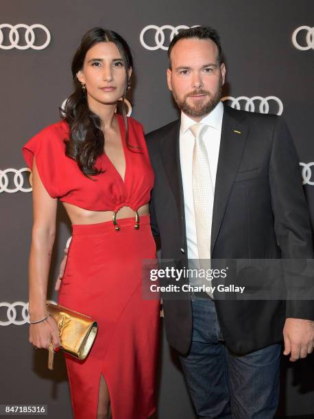 Alexandra Pakzad and Dana Brunetti at Audi Celebrates the 69th Emmys at The Highlight Room at Dream Hollywood on September 14, 2016 in Hollywood,...