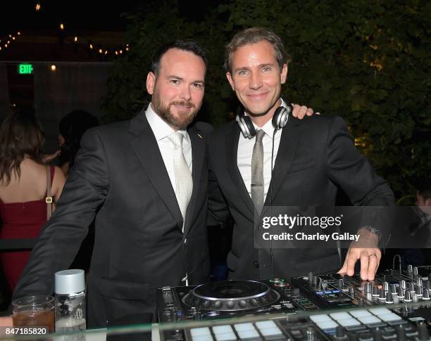 Dana Brunetti and DJ Zen Freeman at Audi Celebrates the 69th Emmys at The Highlight Room at Dream Hollywood on September 14, 2016 in Hollywood,...