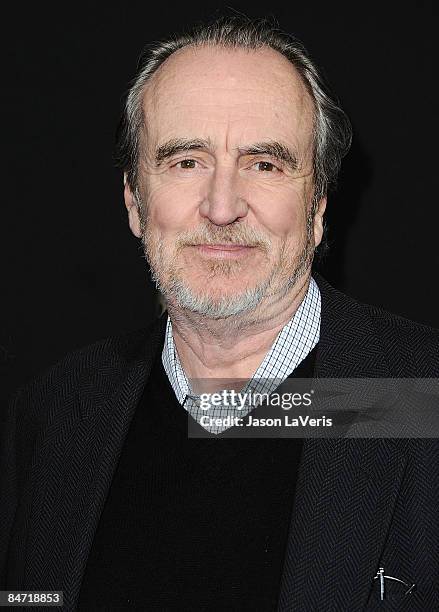 Wes Craven attends the premiere of "Friday the 13th" at Grauman's Chinese on February 9, 2009 in Hollywood, California.