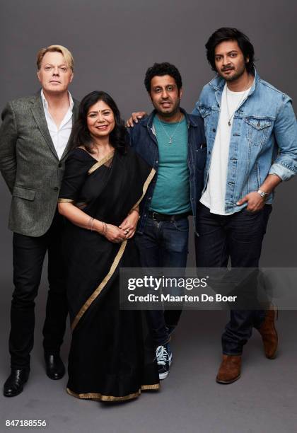 Eddie Izzard, Shrabani Basu, Adeel Akhtar and Ali Fazal from the film "Victoria and Abdul" pose for a portrait during the 2017 Toronto International...