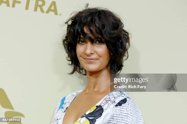 Poorna Jagannathan attends The Hollywood Reporter and SAG-AFTRA Inaugural Emmy Nominees Night presented by American Airlines, Breguet, and Dacor at...