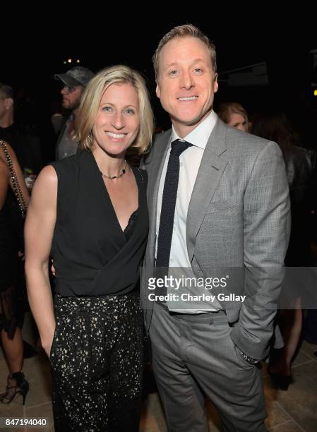 Charissa Barton and Alan Tudyk at Audi Celebrates the 69th Emmys at The Highlight Room at Dream Hollywood on September 14, 2016 in Hollywood,...