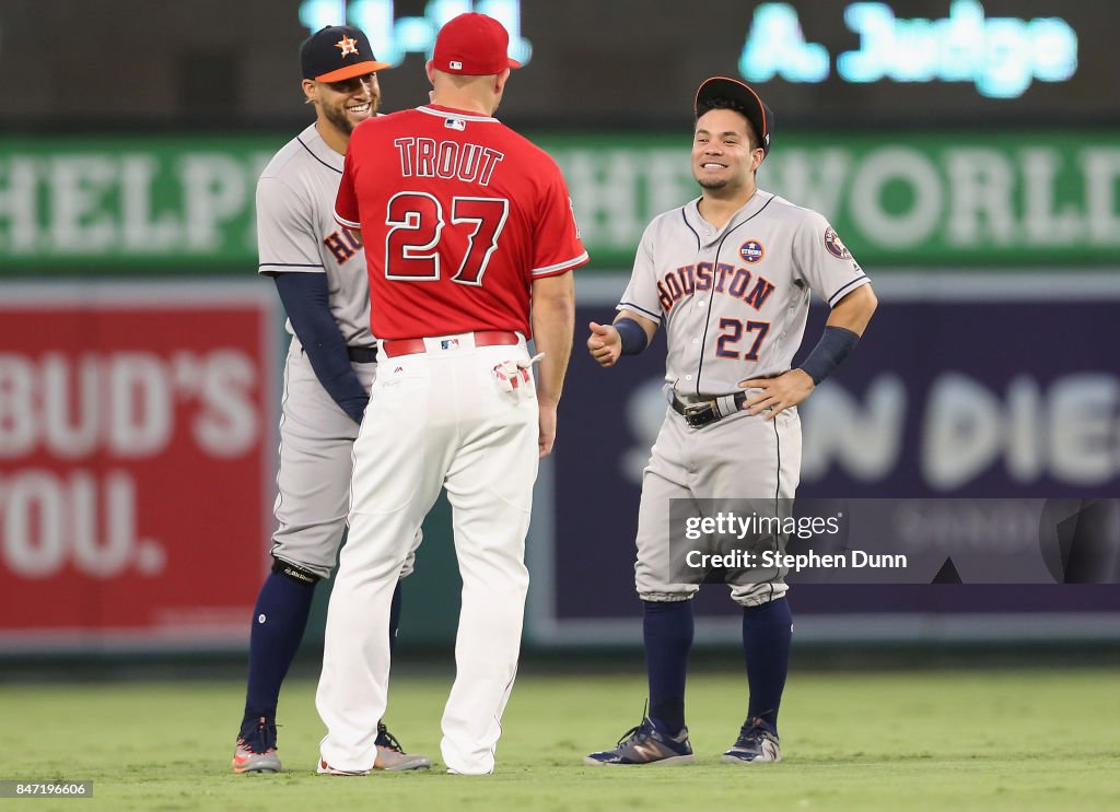 Houston Astros v Los Angeles Angels of Anaheim