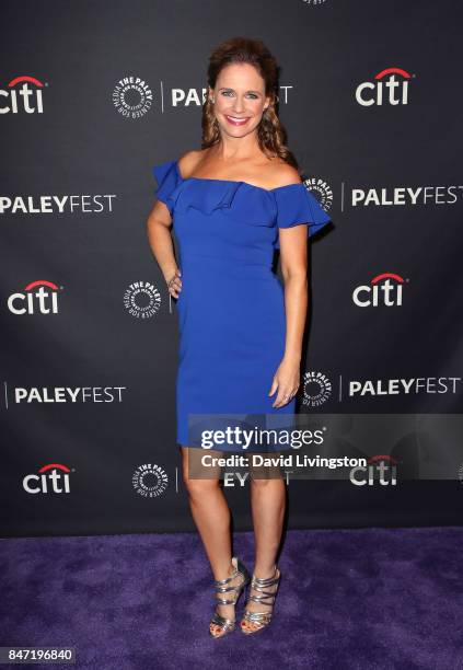 Actress Andrea Barber attends The Paley Center for Media's 11th Annual PaleyFest fall TV previews Los Angeles for Netflix's 'Fuller House' at The...