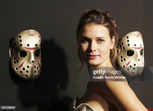 Actress Kristina Klebe arrives at the premiere of Warner Bros.' "Friday the 13th" at the Chinese Theater on February 9, 2009 in Los Angeles,...