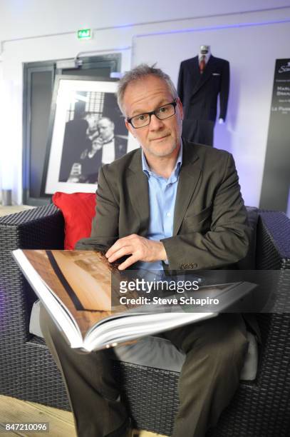 Portrait of French historian and Cannes Film Festival director Thierry Fremaux, Cannes, France, January 28, 2010.