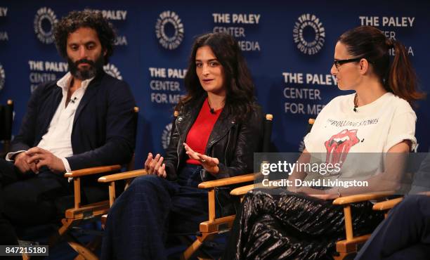 Actors Jason Mantzoukas, Jenny Slate and Jessi Klein attend The Paley Center for Media's 11th Annual PaleyFest fall TV previews Los Angeles for...