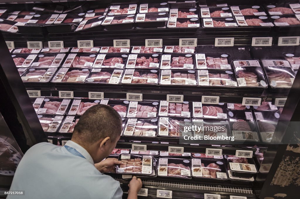 Inside an Alibaba Group Holding Ltd. Hema Store