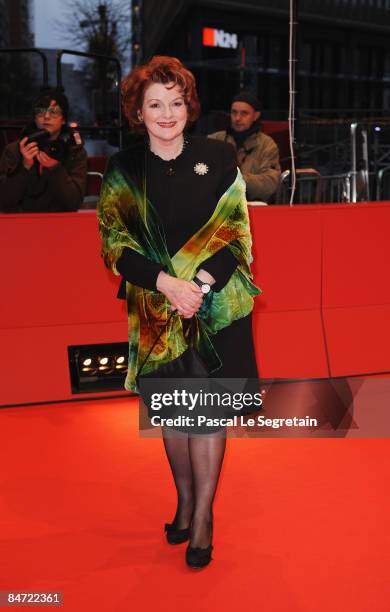 Actress Brenda Blethyn attends the premiere for 'London River' as part of the 59th Berlin Film Festival at the Grand Hyatt Hotel on February 10, 2009...