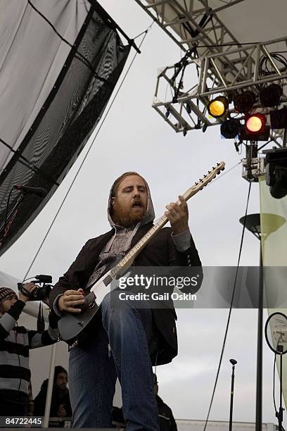 Duke Nukem from the band Red Jumpsuit Apparatus performs at the 2008 MtvU's Campus Invasion Music Tour at the University of Massachusetts May 4, 2008...