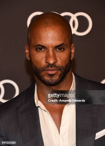 Actor Ricky Whittle arrives at the Audi Celebrates The 69th Emmys party at The Highlight Room at the Dream Hollywood on September 14, 2017 in...