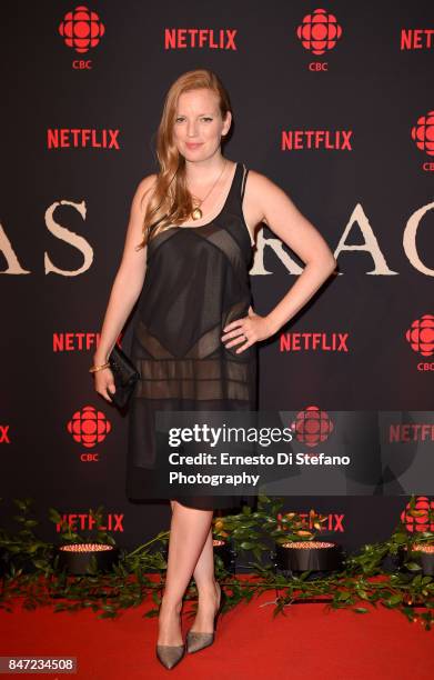 Writer/Producer Sarah Polley attends the "Alias Grace" TIFF World Premiere Cocktail Reception at Drake One-Fifty on September 14, 2017 in Toronto,...