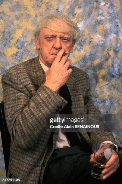 Author And Linguist Anthony Burgess, Paris, March 20, 1989.