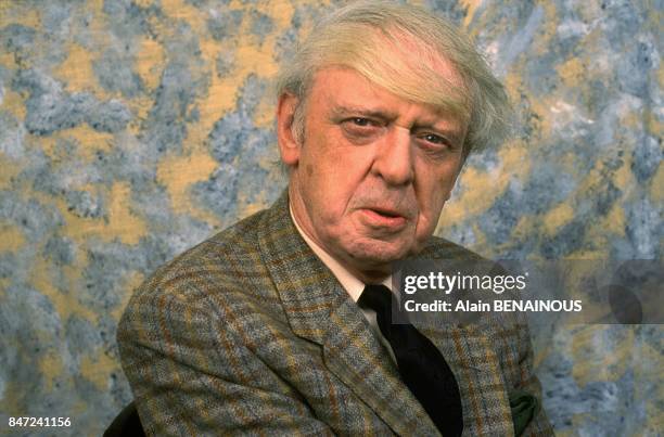 Author And Linguist Anthony Burgess, Paris, March 20, 1989.