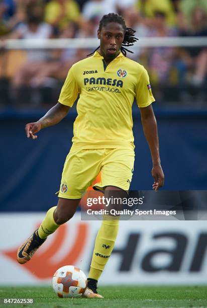 Ruben Alfonso Borges Semedo of Villarreal in action during the UEFA Europa League group A match between Villarreal CF and FK Astana at Estadio de la...