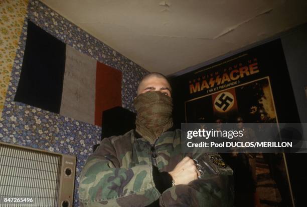 Skinheads in France in May 1989 in France.