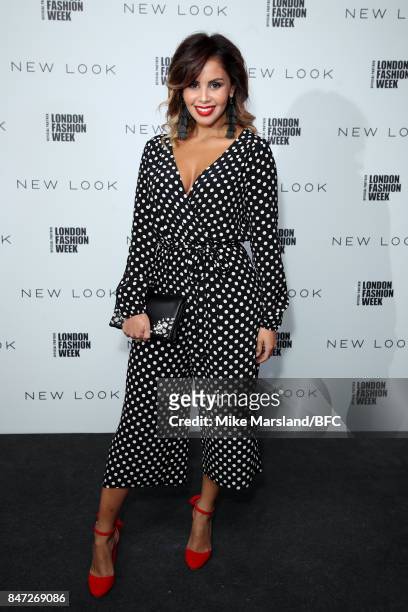 Shanie Ryan attends the New Look and the British Fashion Council LFW Launch Party during London Fashion Week September 2017 on September 14, 2017 in...