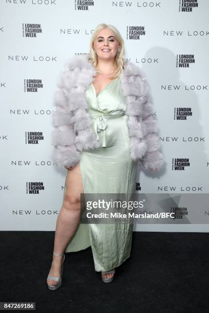 Felicity Hayward attends the New Look and the British Fashion Council LFW Launch Party during London Fashion Week September 2017 on September 14,...