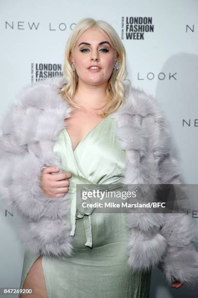 Felicity Hayward attends the New Look and the British Fashion Council LFW Launch Party during London Fashion Week September 2017 on September 14,...