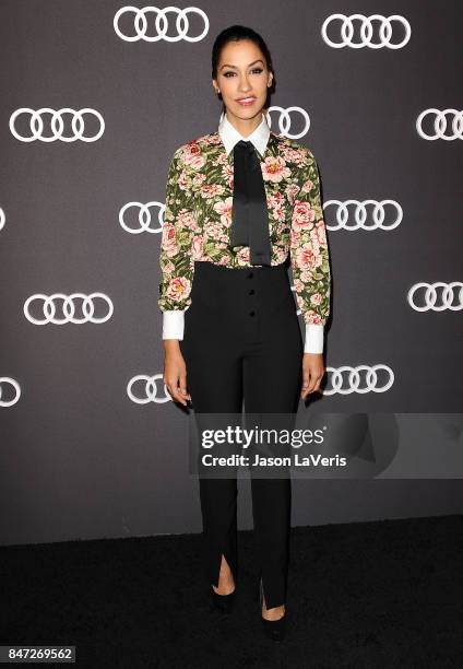 Actress Janina Gavankar attends the Audi celebration for the 69th Emmys at The Highlight Room at the Dream Hollywood on September 14, 2017 in...
