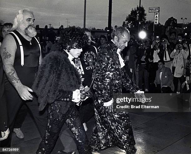 Prince arrives at The American Music Awards in Los Angeles, Calfornia. **EXCLUSIVE**