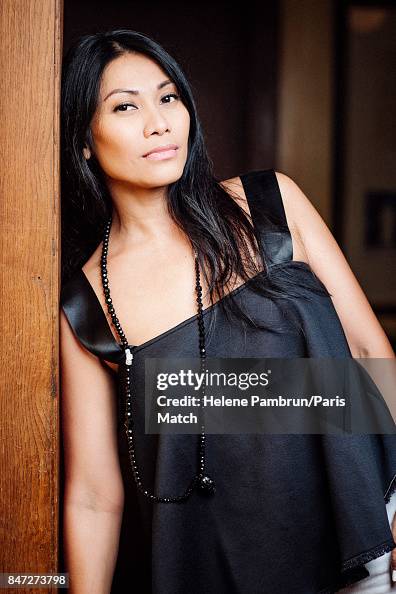 Angune Singer Anggun is photographed for Paris Match on July 6, 2017 in ...