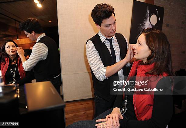 Actress Elle Travis at the Island Def House of Hype Hospitality Suite on January 16, 2009 in Park City, Utah.